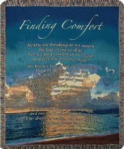 Finding Comfort Tapestry Throw
