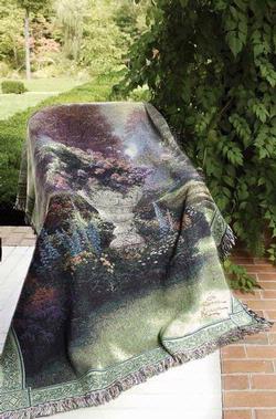 The Garden of Hope Tapestry Throw