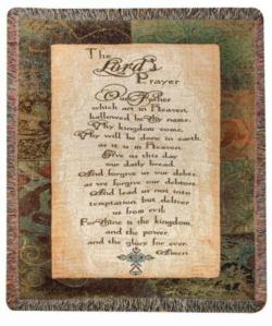 The Lord's Prayer, Matthew 6:9-13 Tapestry Throw