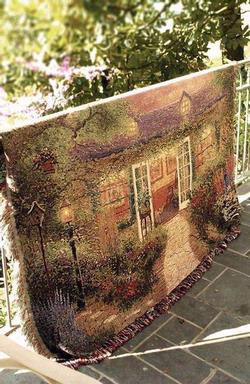 Studio in the Garden Tapestry Throw