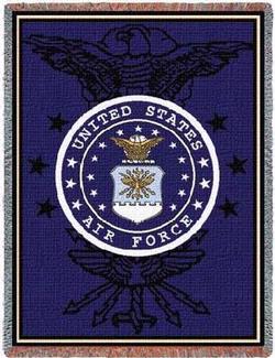 United States Air Force Throw Blanket