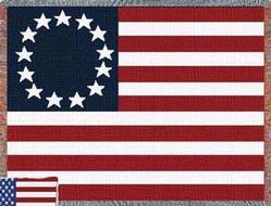 Betsy Star Flag Throw Blanket