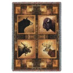 Big Game Heads Tapestry Throw
