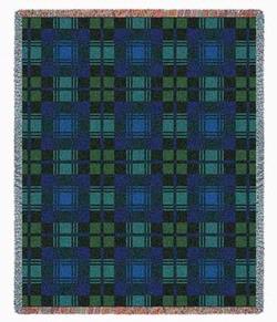 Blackwatch Plaid Tapestry Throw