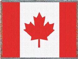 Canada Flag Throw Blanket