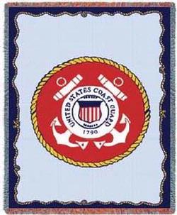 United States Coast Guard Throw Blanket