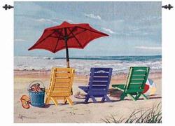 Beachy Keen Tapestry Fine Wall Art Wall Hangings