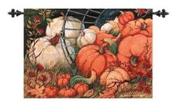Pumpkin Garden Tapestry Wall Hanging