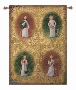 Angel Four Seasons Tapestry Wall Hanging