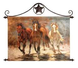  Hoofbeats & Heartbeats, Canvas Art