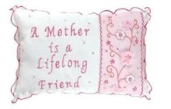 A Mother Is A Life Long Friend Pillow Talk Tapestry Pillow