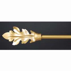 Gold Leaf Finial Rod, Curtian, Drapery and Wall Hanging Finial & Dowel