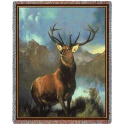 Monarch of the Glen Tapestry Throw          