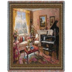Music Room Tapestry Throw
