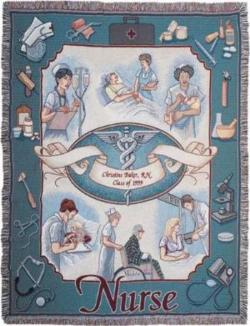 Nurse Tapestry Throw