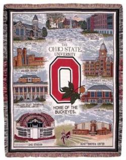 Collegiate - Ohio State University Tapestry Throw