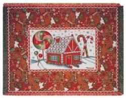 Christmas Cookie Tapestry Throw