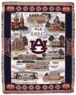 Collegiate - Auburn University Tapestry Throw