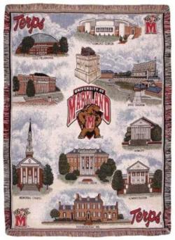 Collegiate - University of Maryland Tapestry Throw