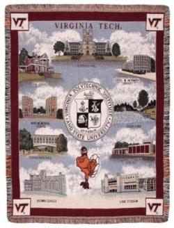 Collegiate - Virginia Tech Tapestry Throw