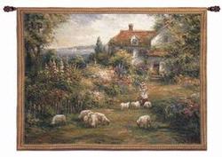 Ghambaro Cottage Tapestry Fine Wall Art Wall Hangings
