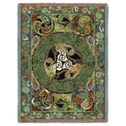 Ravens Panal - Celtic Tapestry Throw