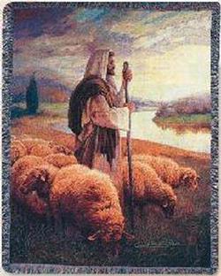 Good Shepherd Tapestry Throw