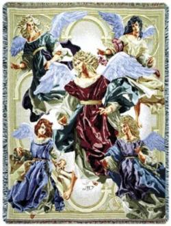 Angels of Hope Tapestry Throw