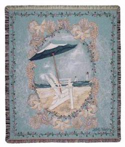 Sea Breeze Tapestry Throw