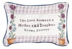 The Love Between A Mother And A Daughter Pillow Talk Tapestry Pillow