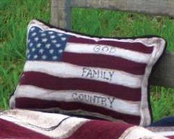 God Family Country Pillow Talk Tapestry Pillow