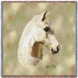 Welsh Pony Horse Tapestry Throw