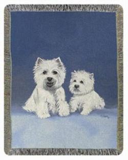 Pedigree West Highland Terrier Tapestry Throw