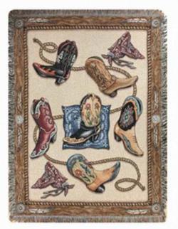 Yee Haw Tapestry Throw