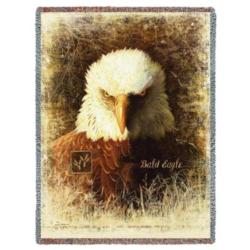 Bald Eagle Tapestry Throw