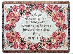 A Gift to Remember Aunt Tapestry Throw