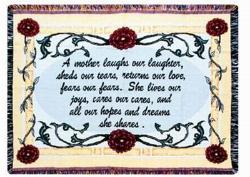 A Gift to Remember Mother Tapestry Throw 