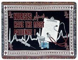 A Gift to Remember Nurses Tapestry Throw