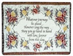 A Gift to Remember Wedding Tapestry Throw
