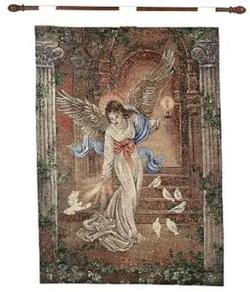 Angel of Light Tapestry Wall Hanging