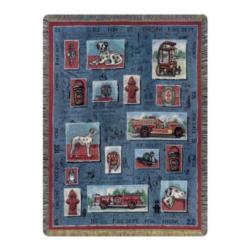   NEW Fire Department Maxwell Tapestry Throw