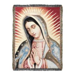 Our Lady of Guadalupe III Tapestry Throw