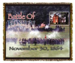 Battle of Franklin Tapestry Throw