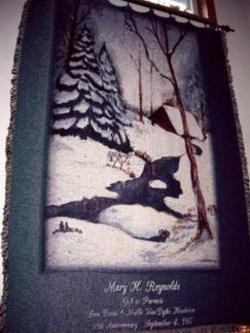 Family Painting Personalized Photo Tapestry Throw