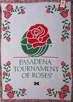 Tournament of Roses Michigan Throw Blanket