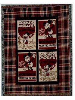 NEW © Disney Mickey Mouse Tapestry Throw