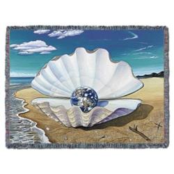 Mother of Pearl Tapestry Throw
