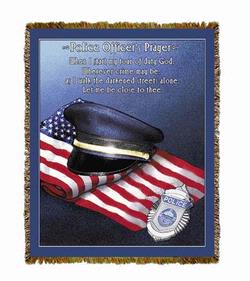 Policemen's Tapestry Throw