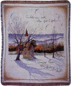 Amazing Grace Tapestry Throw