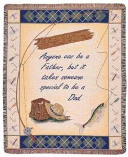 A Special Dad Tapestry Throw